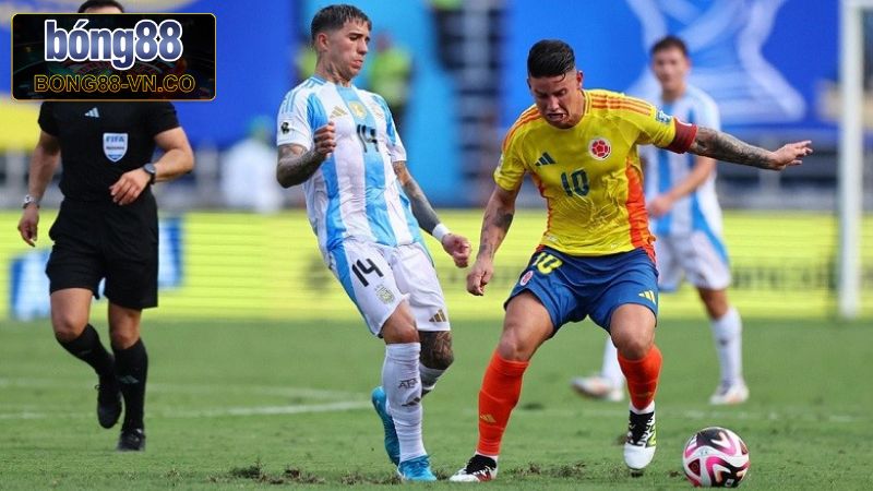 Soi kèo châu Âu trận Argentina - Colombia